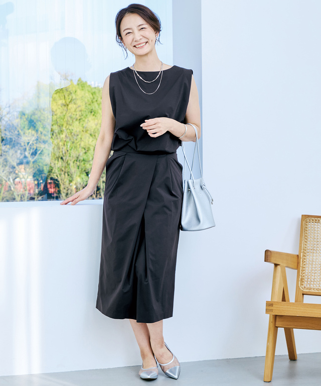 ラッカン素材 ノースリーブ プルオーバー【オンラインショップ・一部店舗限定】