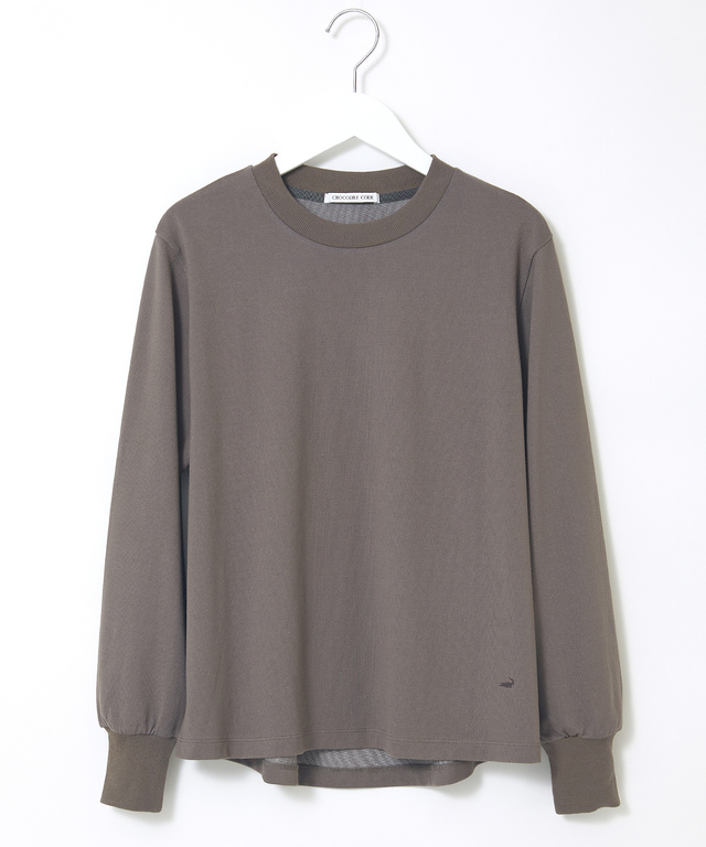 ラウンドヘム ボーダー カットソー