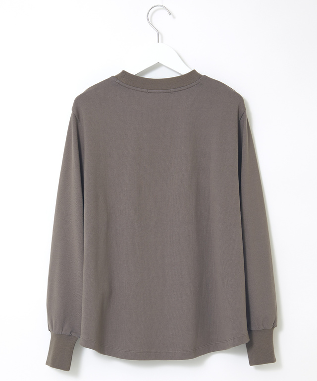 ラウンドヘム ボーダー カットソー