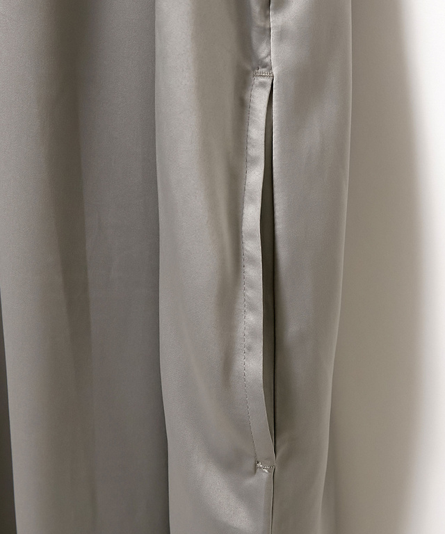 サテンドッキング ギャザー ワンピース【一部店舗限定】