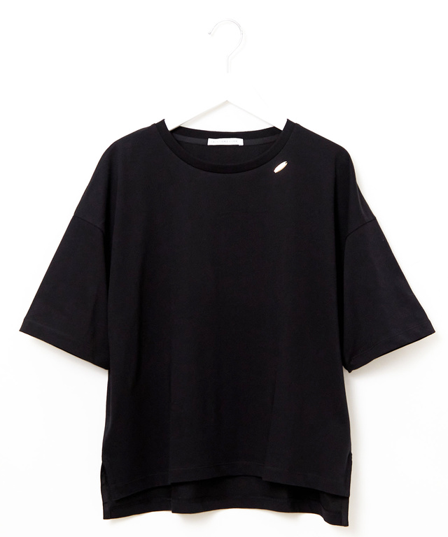 コットンブレンド ボクシーシルエット Tシャツ【一部店舗限定】