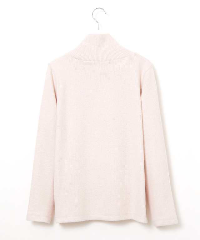 起毛 オフタートル カットソー