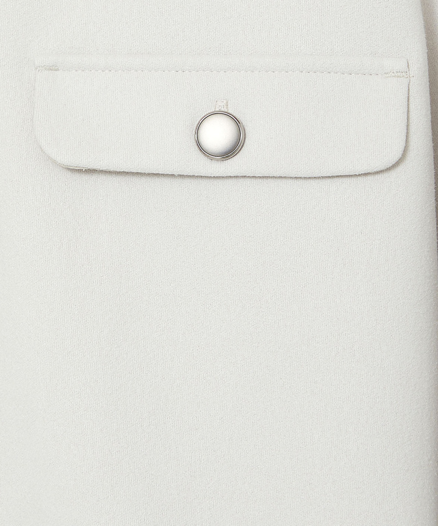 微起毛 ノーカラージャケット