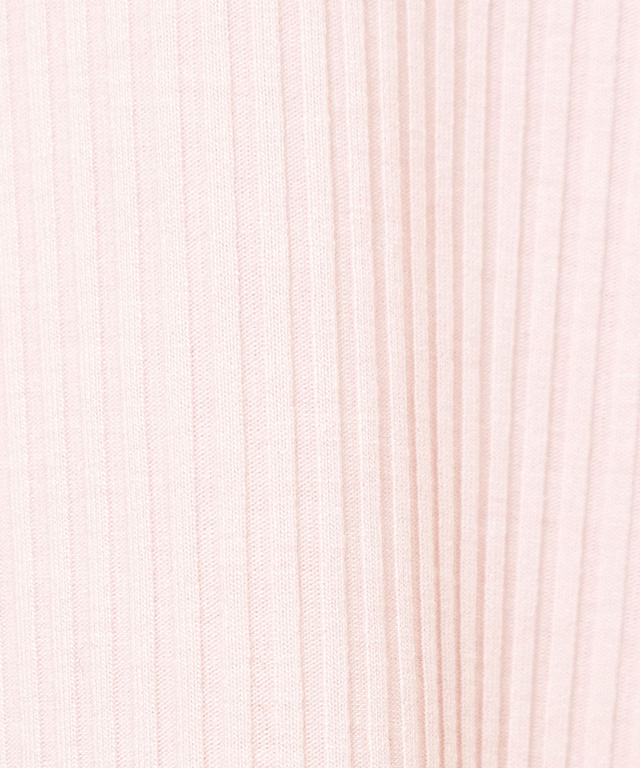 メロー配色フリルネック カットソー