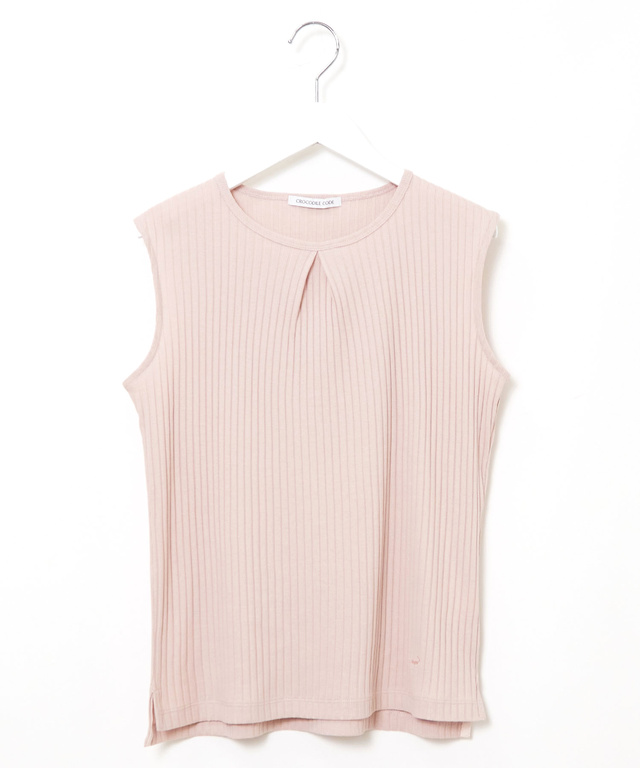 スリットデザイン タンクトップ