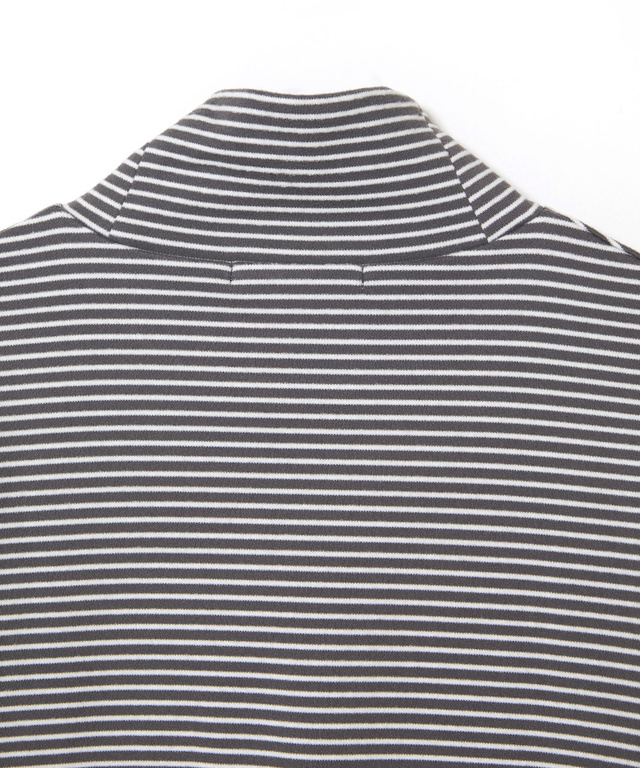 微起毛 ベア天竺 ハイネック カットソー