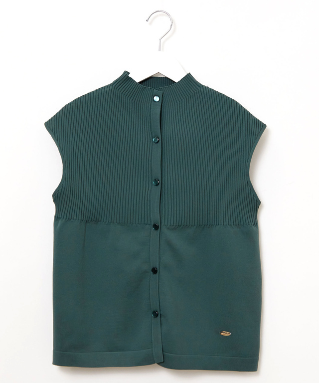 フレンチスリーブ ニット ベスト