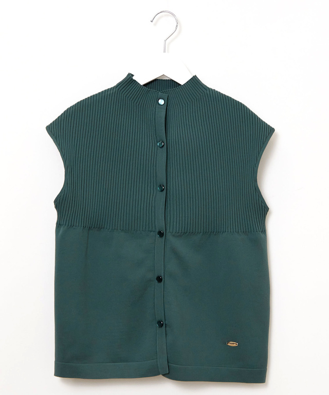 フレンチスリーブ ニット ベスト