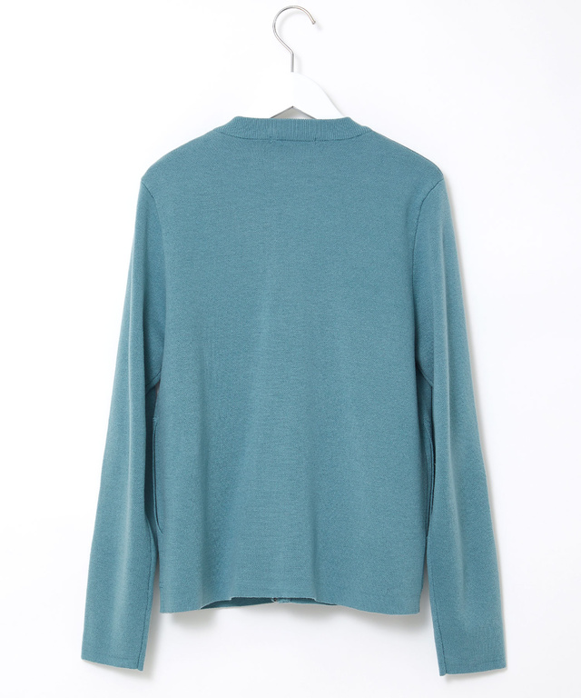 フルジップ ニット カーディガン