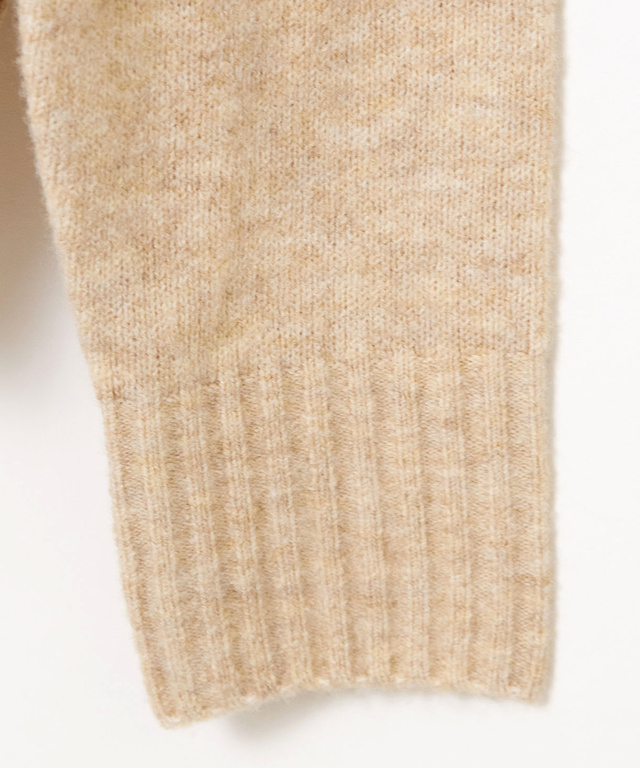 ウールブレンド キャミソール付き デザイン セーター