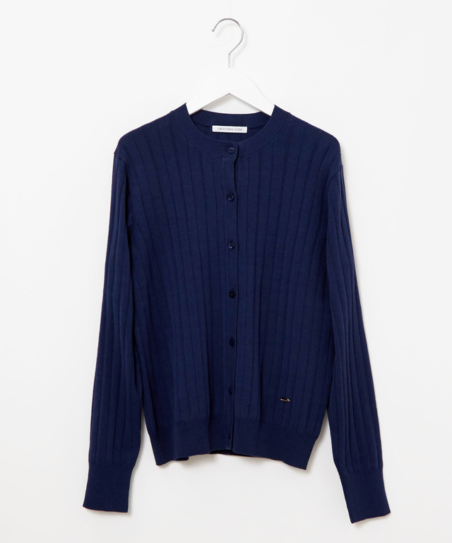 ケーブル編み カーディガン【手洗いOK】