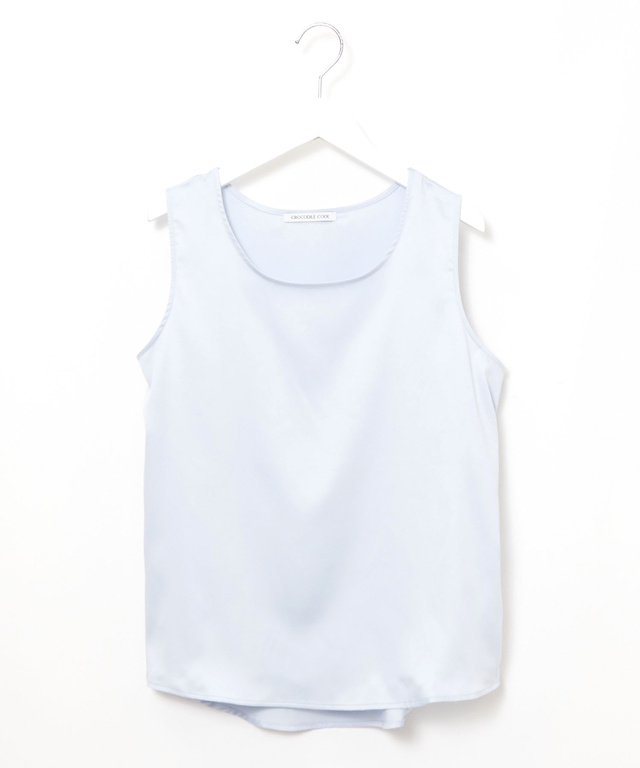 リネンブレンド インナー付きニット【手洗いOK】【オンラインショップ・一部店舗限定】