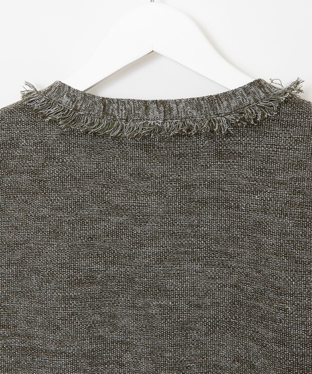 ラメツイード ジレ