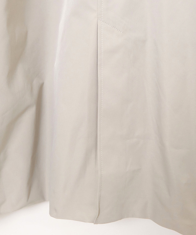 メタルボタン ノーカラー コート