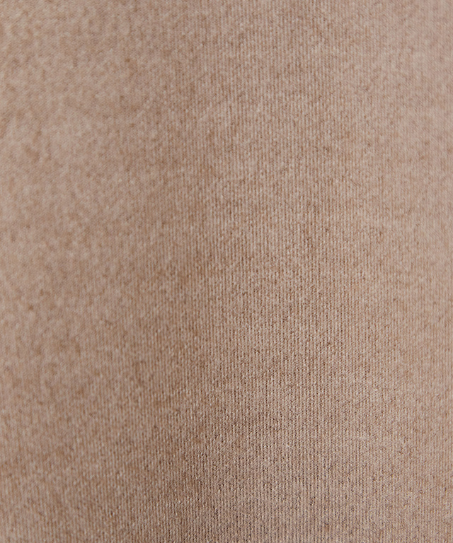 微起毛素材 ノーカラー ブルゾン