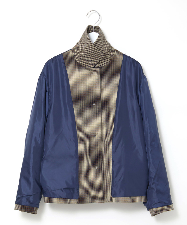 ステンカラー ショート丈 ジャケット