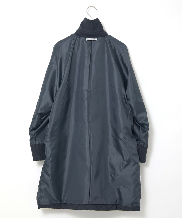 キルティング ステンカラー コート