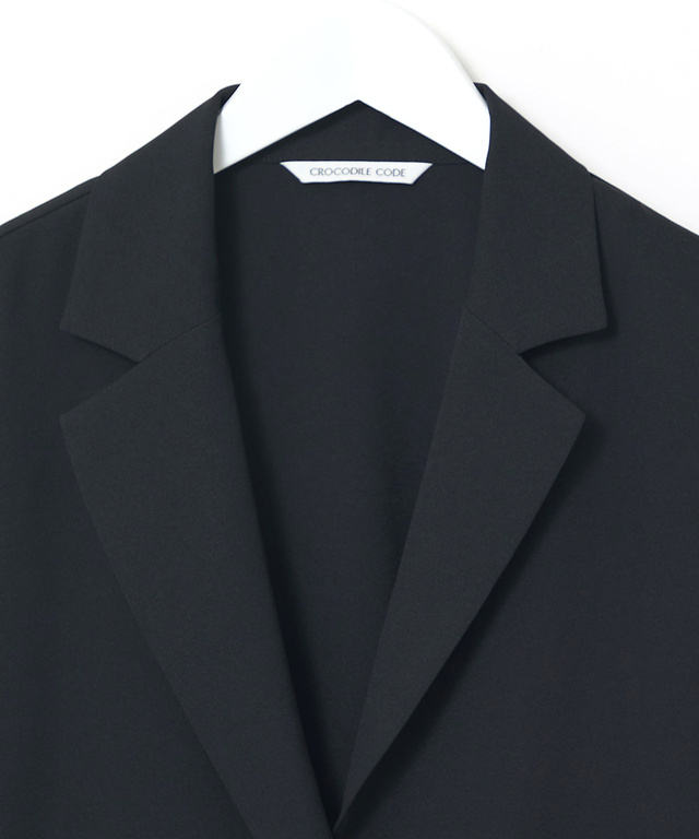 半袖 テーラードジャケット【接触冷感】【吸汗速乾】【UV加工】【オンラインショップ・一部店舗限定】