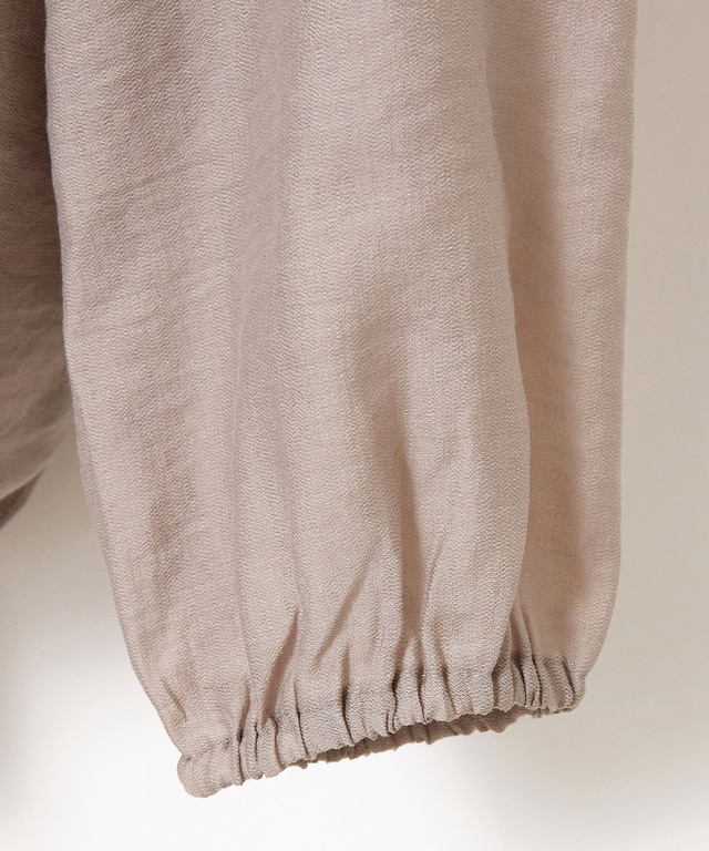 シアー フード付きブルゾン