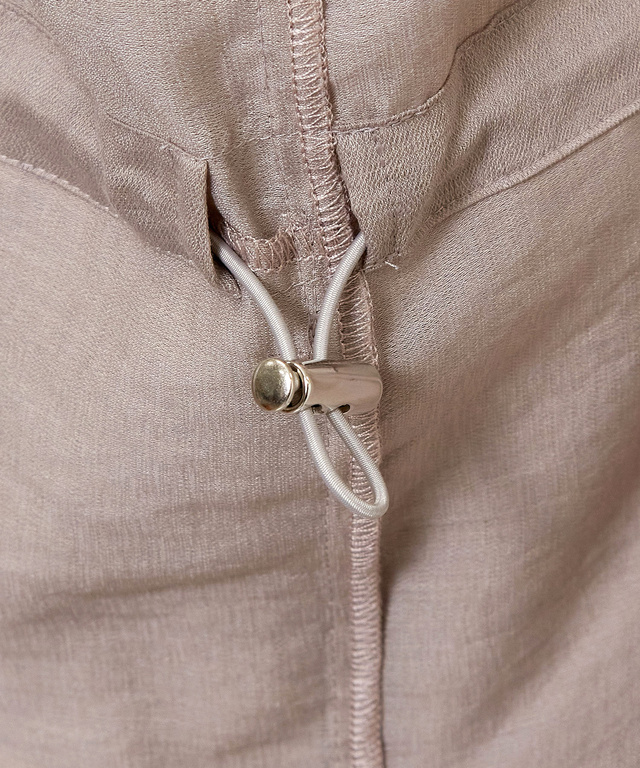 シアー フード付きブルゾン