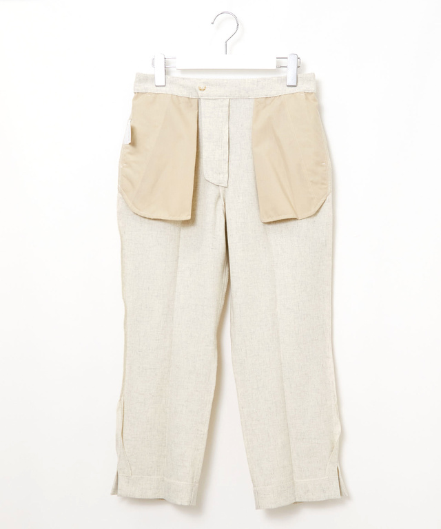 リネンブレンド ボーテ パンツ