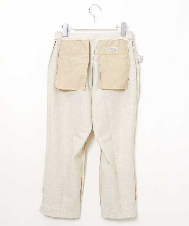 リネンブレンド ボーテ パンツ
