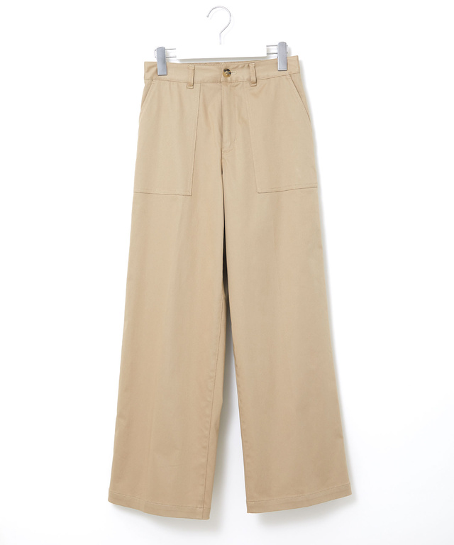 サテン ベイカー パンツ