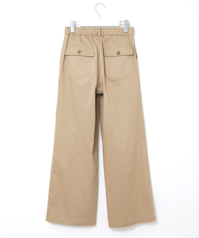 サテン ベイカー パンツ