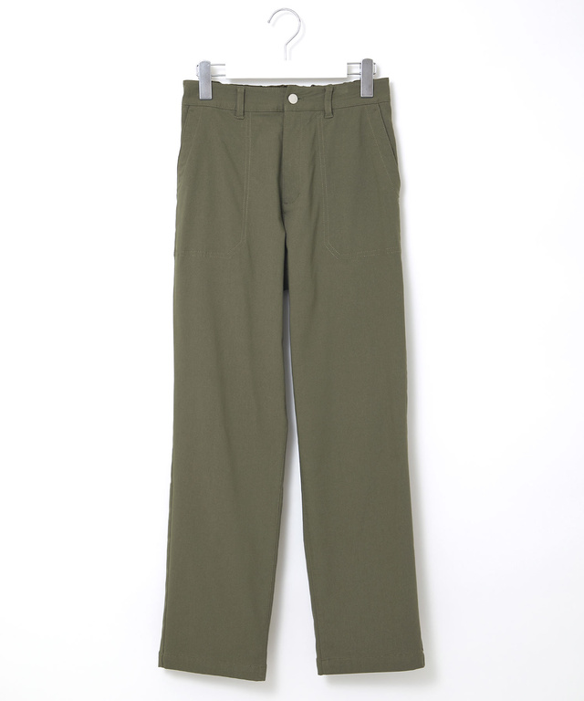 裏起毛 ベイカーステッチ パンツ