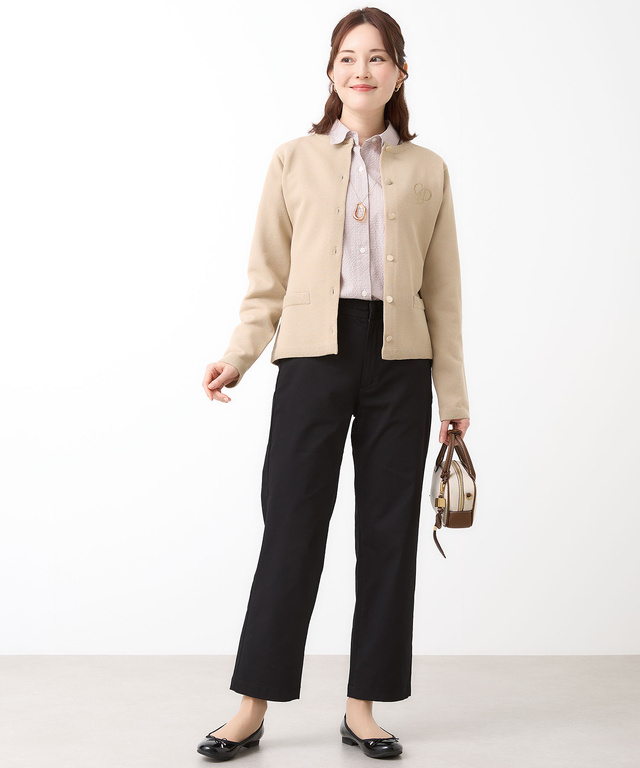 ドビー織 ストレートパンツ【オンラインショップ・一部店舗限定】