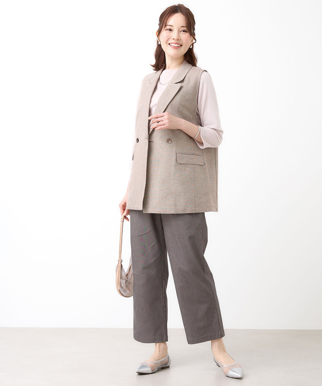 イージーストレートパンツ