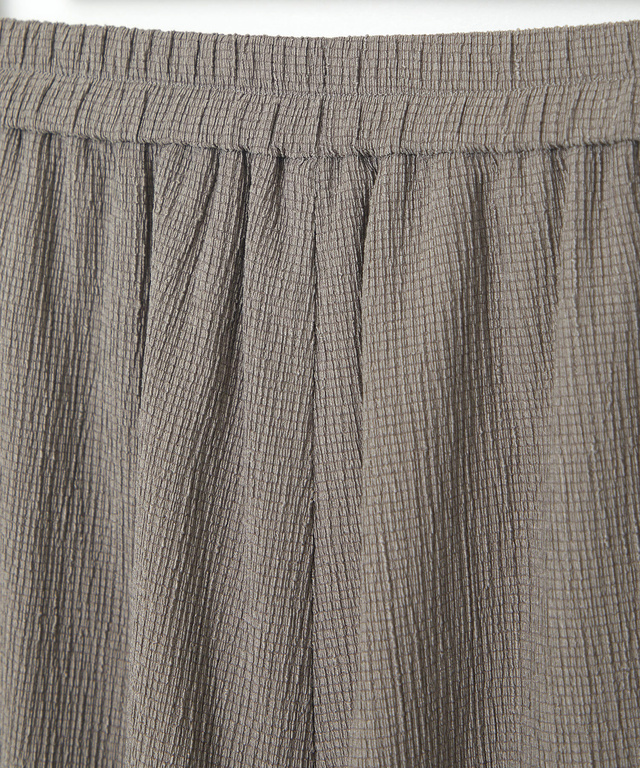 シャーリング プルオン パンツ