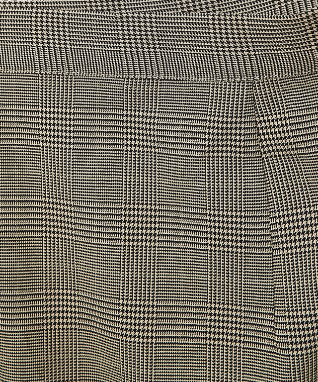 チェック プリーツ スカート