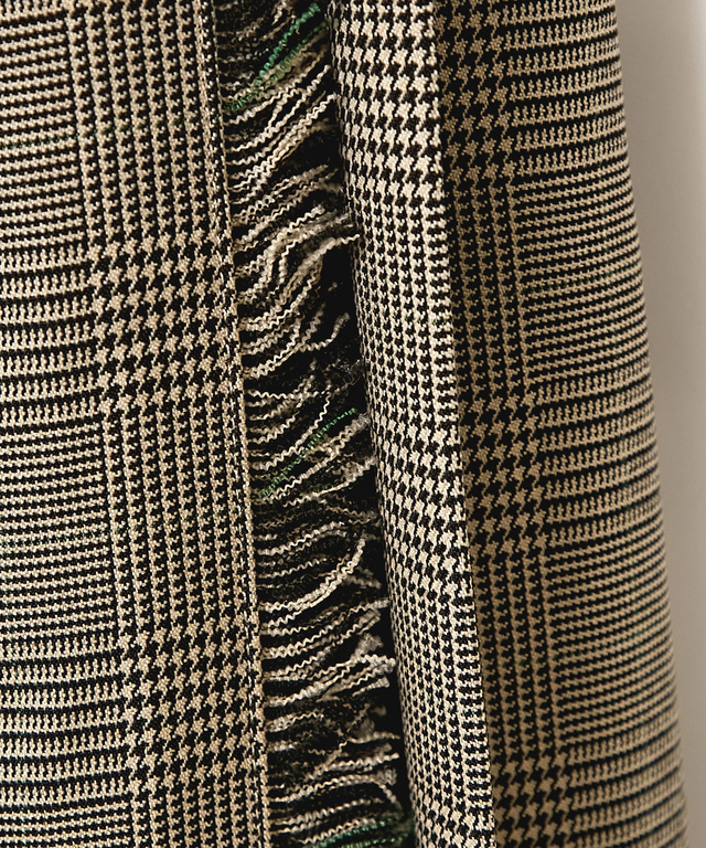 チェック プリーツ スカート