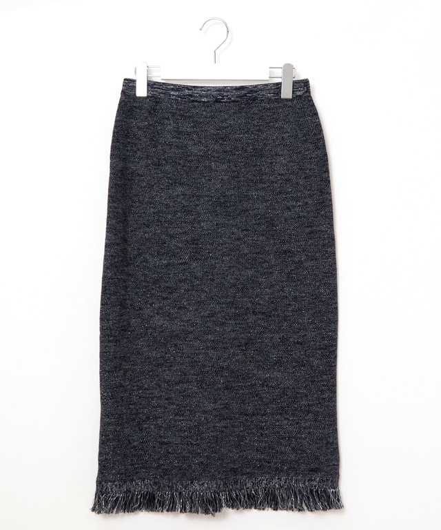 ラメ ニット スカート