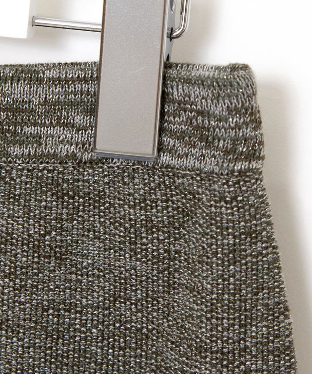 ラメ ニット スカート