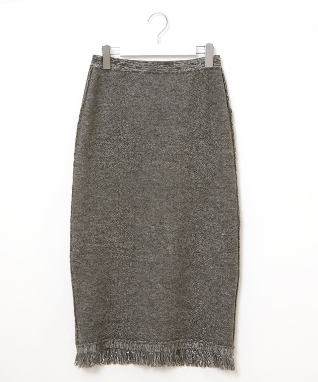 ラメ ニット スカート