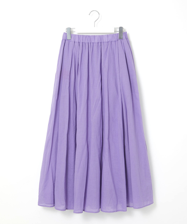 カラー ロングスカート