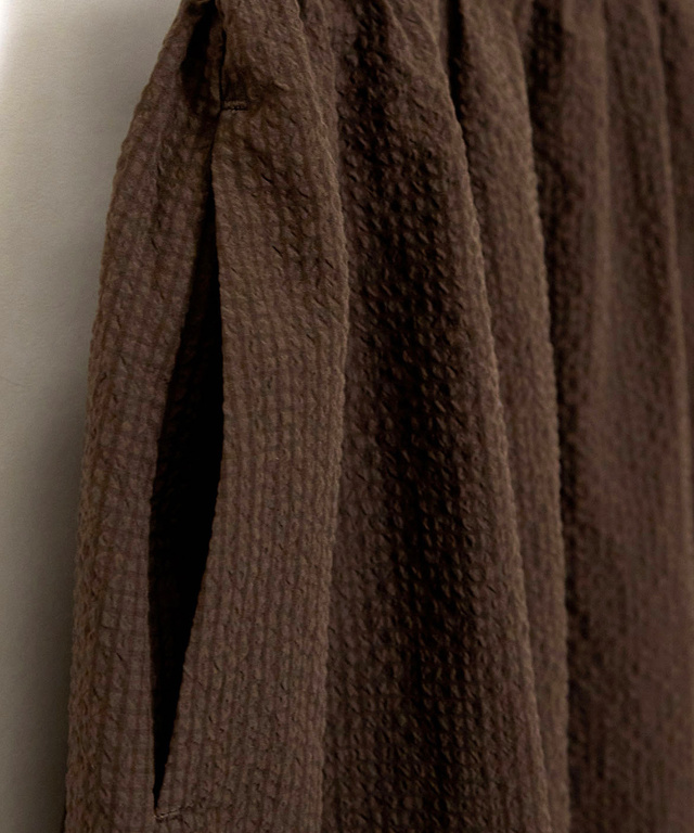 サッカー ギャザー ロングスカート【オンラインショップ・一部店舗限定】