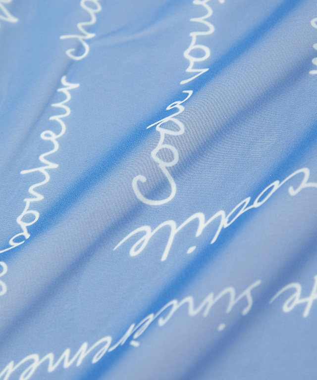 メッセージプリント スカーフ