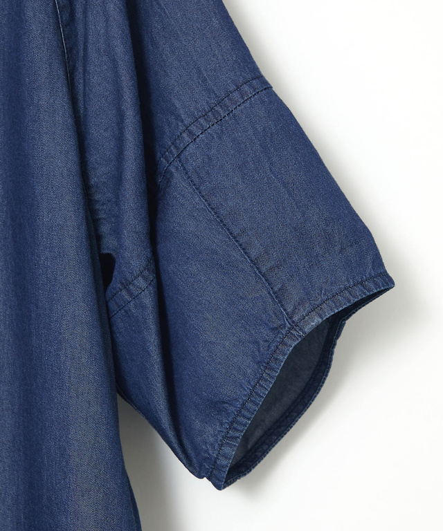 デニムライク ワンピース【オンラインショップ・一部店舗限定】