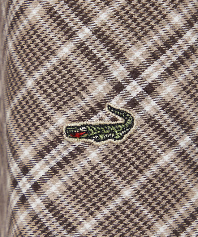 グレンチェック デザイン ブラウス