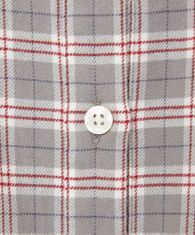 フランネル チェック柄 ブラウス