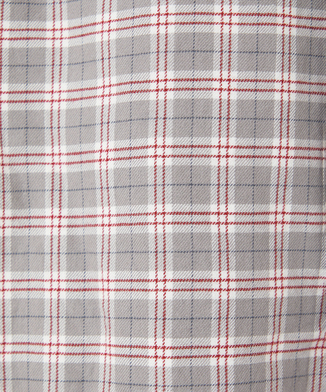 フランネル チェック柄 ブラウス