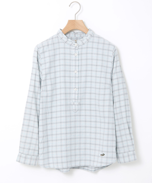 フランネル チェック柄 ブラウス