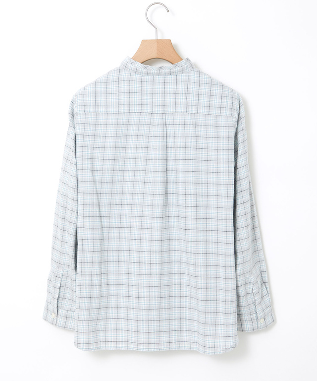 フランネル チェック柄 ブラウス