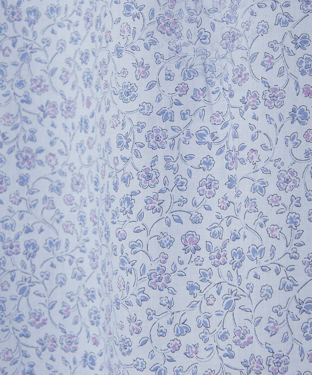 花柄プリント ピンタック ブラウス【オンラインショップ限定】