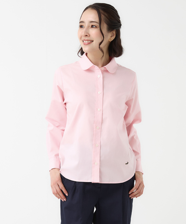 ノンアイロン オックスフォード ブラウス【シワになりにくい】