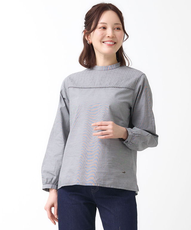 刺繍 フィレ ブラウス