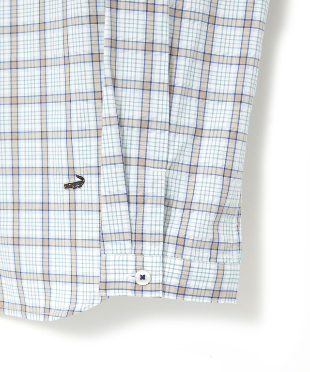 丸襟 チェック柄 ブラウス【オンラインショップ・一部店舗限定】